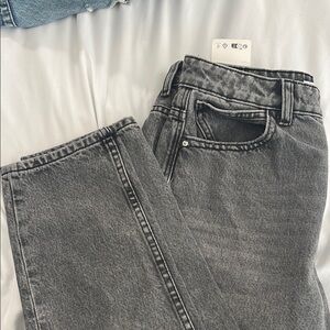 Stylish Gray Denim Jeans